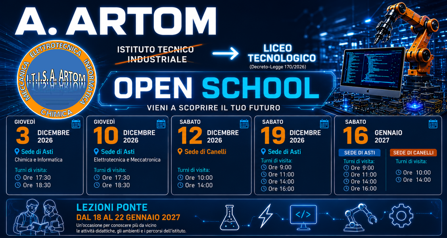 Open school e altre iniziative di orientamento a.s. 2026/2027